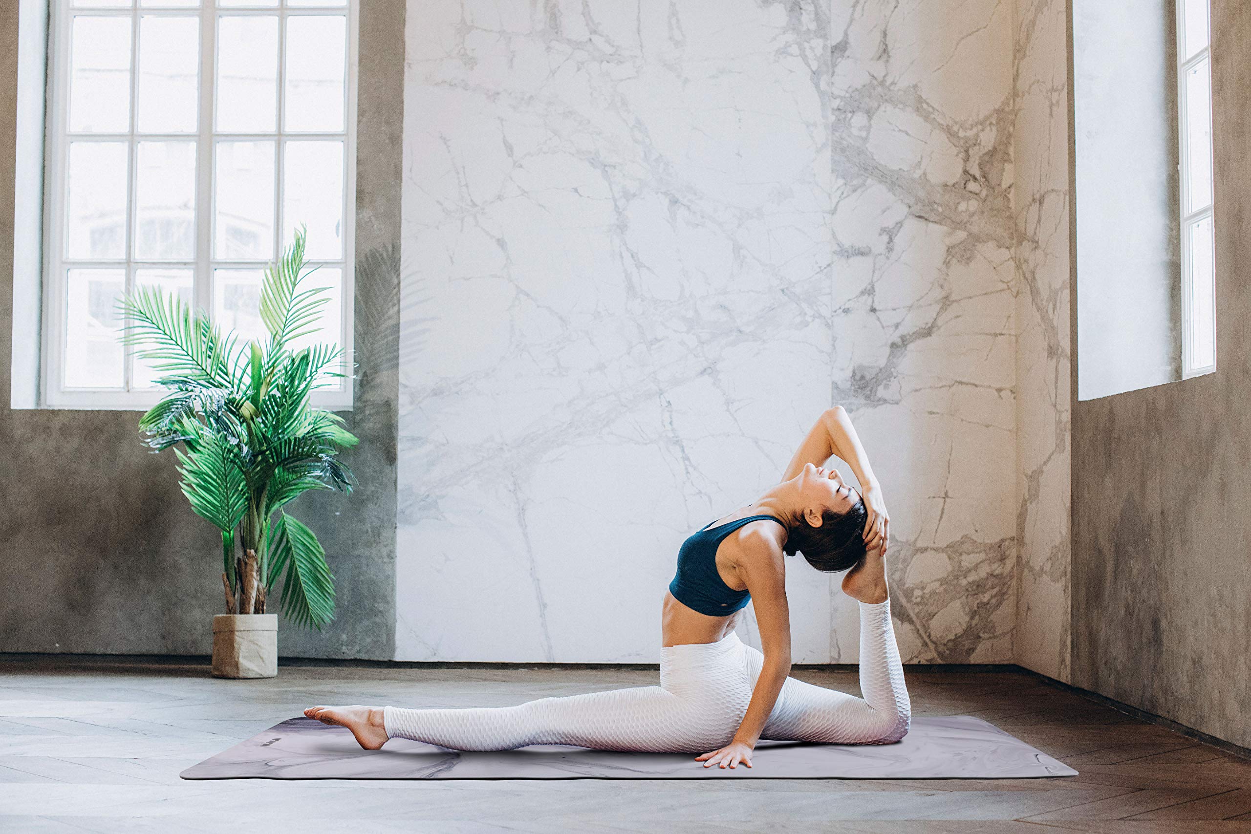 OGOGO Yoga Mat - Thick Non Slip Yoga Mat for Women and Men, ECO-Friendly Yoga Mat with Strap for Home Fitness Exercise Workout Pilate